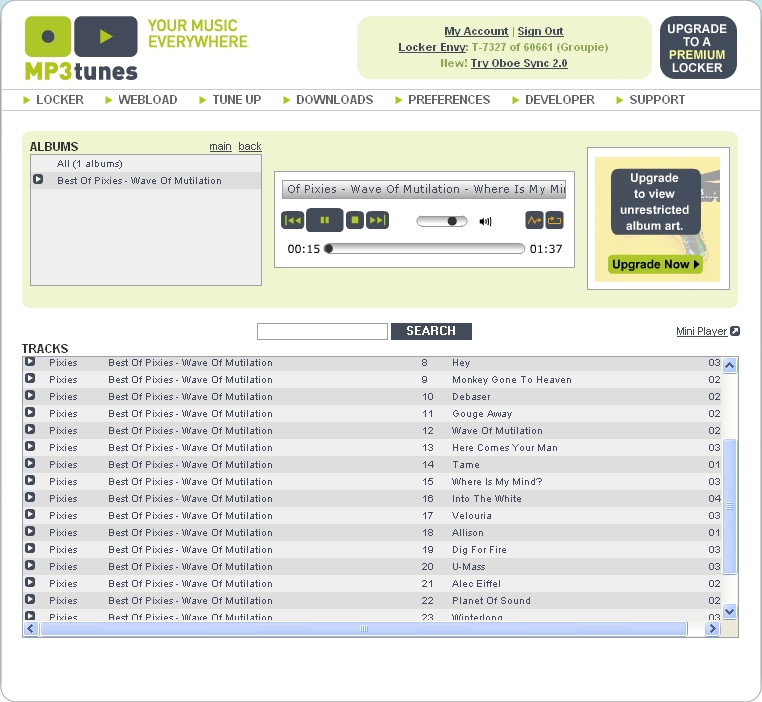MP3tunes